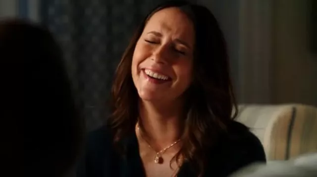 Maddie Kendall Wears This Gold Circle Necklace worn by Maddie Kendall (Jennifer Love Hewitt) as seen in 9-1-1 (S04E05)