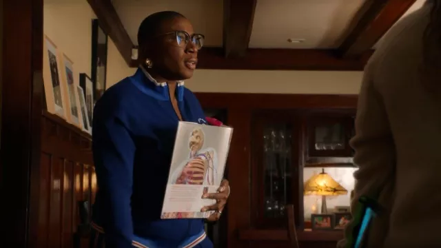 Scotch & Soda Log Tape Track Jacket worn by Henrietta 'Hen' Wilson (Aisha Hinds) as seen in 9-1-1 (S04E07)
