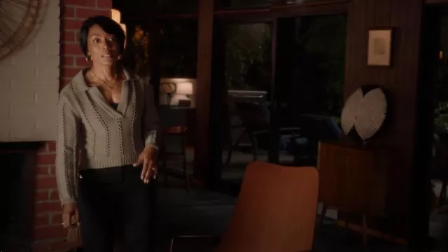 Jonathan Simkhai Berenice Polo worn by Athena Grant (Angela Bassett) as seen in 9-1-1 (S04E14)