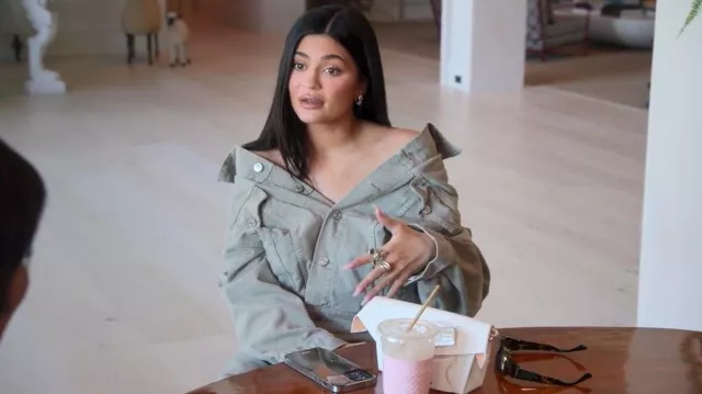 Casetify Mirrored Customizable Phone Case used by Kylie Jenner as seen in The Kardashians (S02E01)