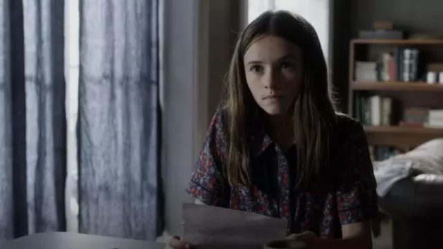 ModCloth Still Indie You Button-up Top worn by Judith Grimes (Cailey Fleming) as seen in The Walking Dead (S11E17)