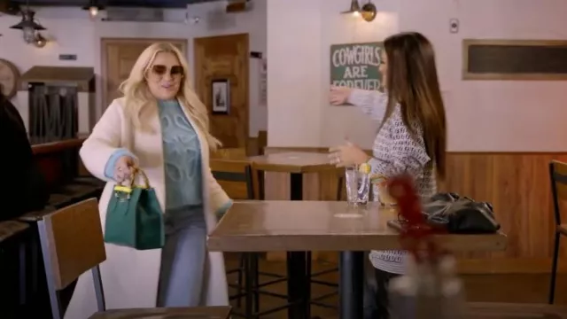 Gucci Diana Small Tote Bag worn by Heather Gay as seen in The Real Housewives of Salt Lake City (S03E01)