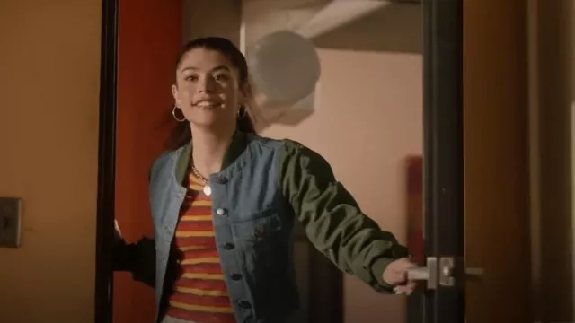 Veronica Beard Emelia Combo Jacket worn by Tamara Colins (Dylan Conrique) as seen in The Rookie (S05E01)