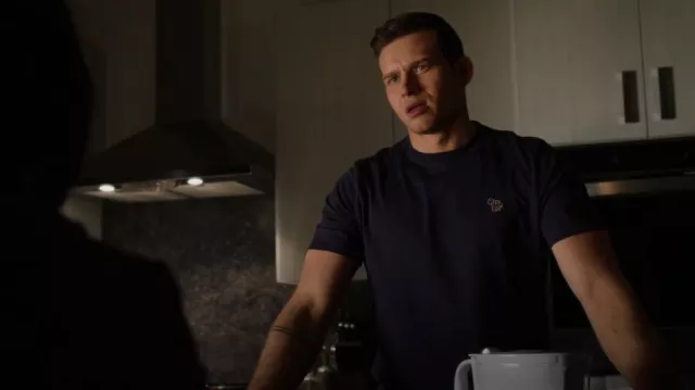 PS Paul Smith Zebra Patch Cotton T Shirt worn by Evan 'Buck' Buckley (Oliver Stark) as seen in 9-1-1 (S05E13)