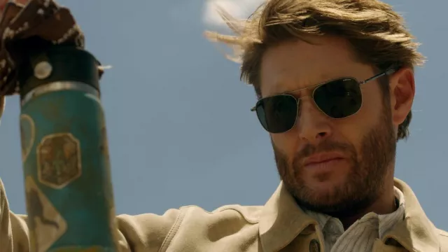Randolph Aviator Sunglasses worn by Sheriff Beau Arlen (Jensen Ackles) as seen in Big Sky TV show wardrobe (S03E02)