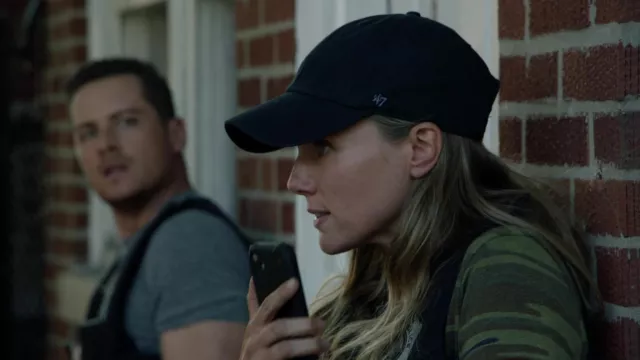 '47 Hat cap in blue worn by Hailey Upton (Tracy Spiridakos) as seen in Chicago P.D. TV show outfits (Season 10 Episode 1)