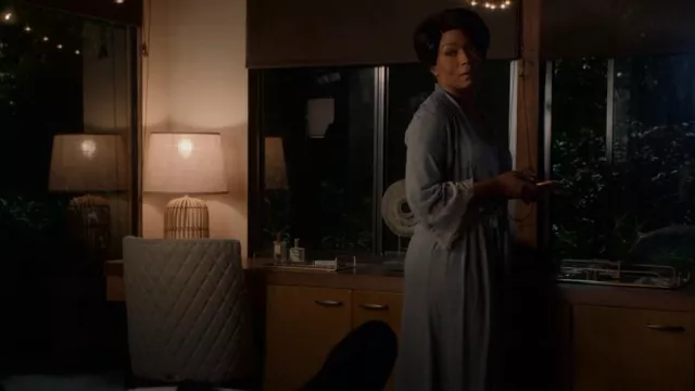 Natori Luxe Shangri La Robe worn by Athena Grant (Angela Bassett) as seen in 9-1-1 (S05E17)