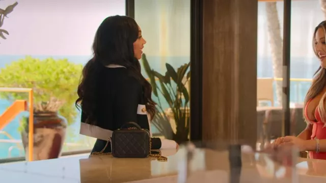 Chanel Filgree Bag worn by Brandi Marshall as seen in Selling The OC (S01E01)