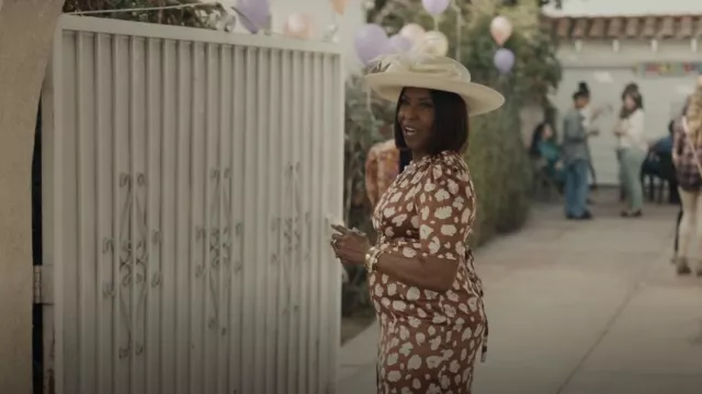 French Connection Aimee Dress worn by Mama Lu (Pauletta Washington) as seen in Reasonable Doubt (S01E01)