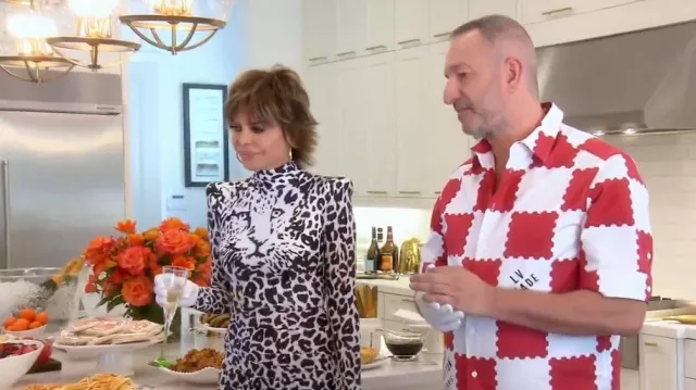 Alex Perry Ryan Dress worn by Lisa Rinna as seen in The Real Housewives of Beverly Hills (S12E23)