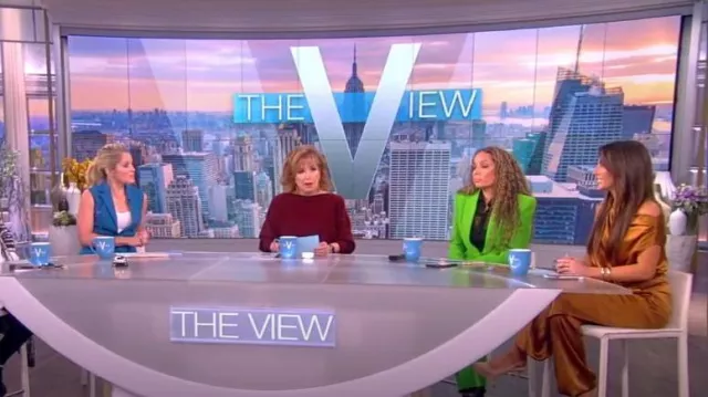 The Sei Wide Leg Trouser worn by Alyssa Farah as seen in The View on October 12, 2022