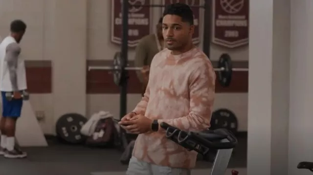 Theory Masten Tie Dye Sweater worn by Jordan Baker (Michael Evans Behling) as seen in All American: Homecoming (S02E01)