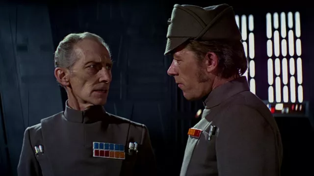 Imperial Uniform worn by Grand Moff Tarkin (Peter Cushing) in Star Wars movie wardrobe