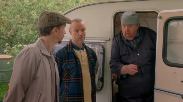 Brixton Bowery Sherpa Lined Jacket worn by Al Large (Joe Absolom  