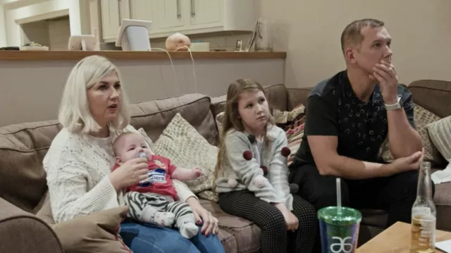 AllSaints Horseshoe Printed t-shirt worn by Simon Cooke in Welcome to Wrexham TV series (Season 1 Episode 1)