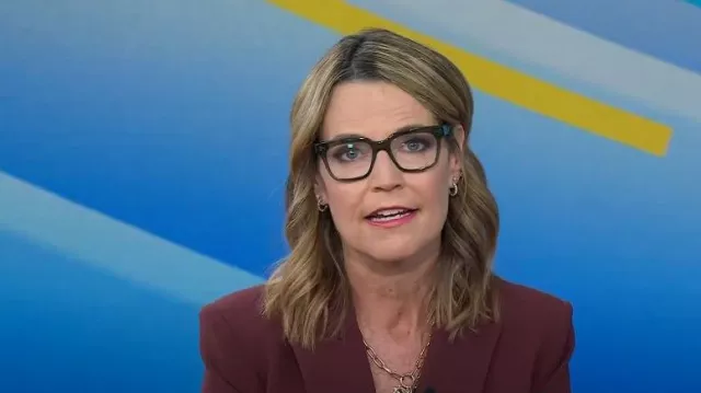 Veronica Beard Miller Dickey Blazer worn by Savannah Guthrie as seen in Today on October 19, 2022