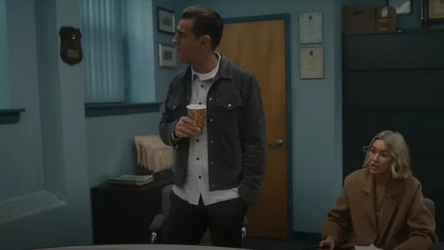 Faherty Legend Sweater Shirt worn by Dean Brannock (Bobby Cannavale) as seen in The Watcher (S01E02)