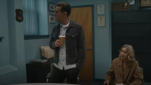 Reiss Jagger Jacket worn by Dean Brannock (Bobby Cannavale) as seen in The Watcher (S01E02)