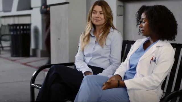 Vince Pull On Straight Leg Pants worn by Dr. Meredith Grey (Ellen Pompeo) as seen in Grey's Anatomy (S19E03)