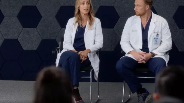 Adidas x stella McCartney Ul­tra­boost 3D Knit Sneak­ers worn by Dr. Teddy Altman (Kim Raver) as seen in Grey's Anatomy (S19E03)