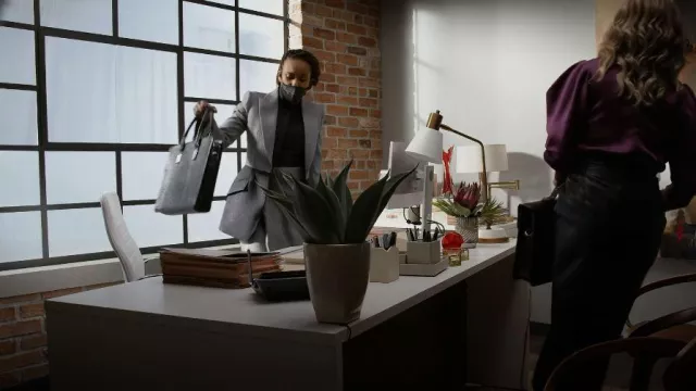 Alexander and McQuuen Pinstripe and Checked Wool-Blend Midi worn by (Ryan Michelle Bathe) as seen in All Rise (S02E01)
