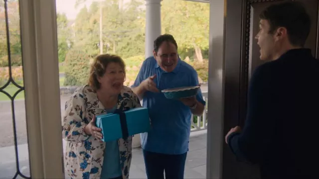 Tory Burch Jacket worn by Maureen (Margo Martindale) as seen in The Watcher (S01E02)