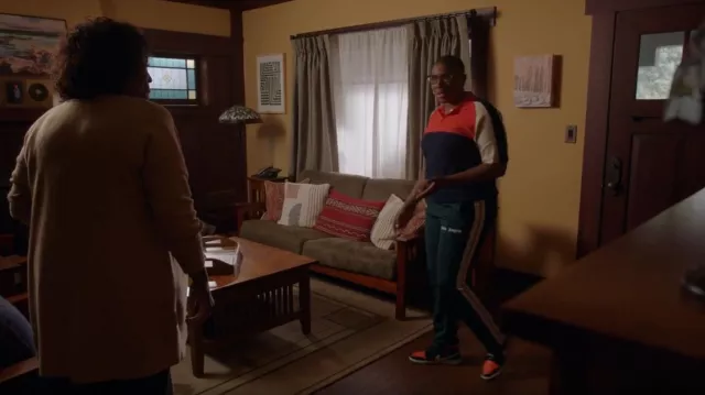Palm Angels Classic Track Pants worn by Henrietta 'Hen' Wilson (Aisha Hinds) as seen in 9-1-1 (S06E06)