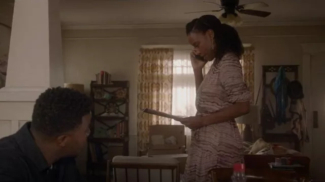Cloth & Stone Tiered Dress worn by Grace James (Karimah Westbrook) as seen in All American (S05E03)