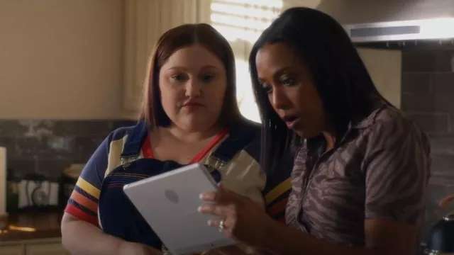 Modcloth Rainbow With Me Overalls worn by Gigi Taylor-Roman (Beth Ditto) as seen in Monarch (S01E07)