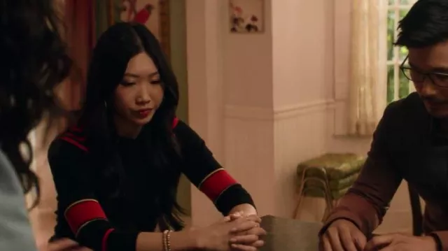 Victoria Beckham The Wool­mark Sweater worn by Althea Shen (Shannon Dang) as seen in Kung Fu (S03E02)