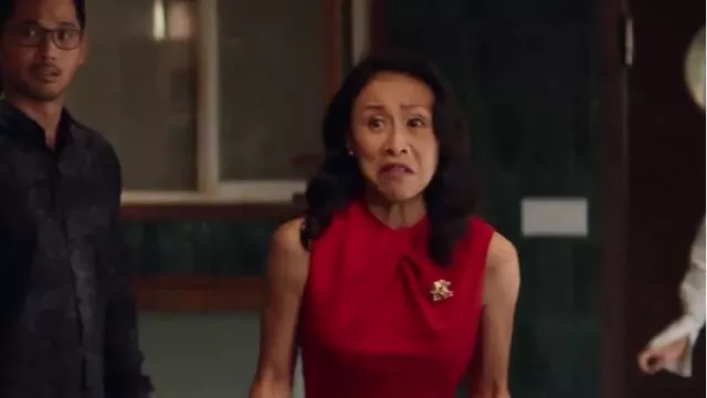 Shein Twist Front Dress worn by Mei-Li Shen (Kheng Hua Tan) as seen in Kung Fu (S03E04)