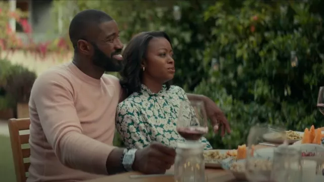 Rebecca Taylor Serene Floral Romper worn by Zora Wheeler (Danielle Deadwyler) as seen in From Scratch (S01E04)