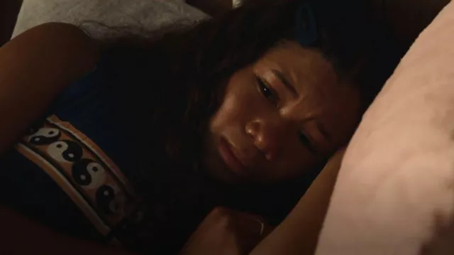 BDG Jude Cropped Polo Top worn by Gia Bennett (Storm Reid) as seen in Euphoria (S02E05)