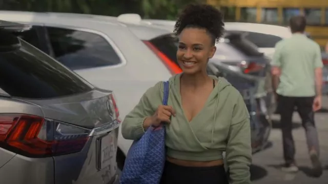 Goyard Anjou Reversible Tote worn by Kaleesha Moore (Perri Camper) as seen in Reasonable Doubt (S01E07)