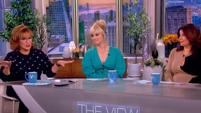3.1 Phillip Lim Embellished Crewneck Sweater worn by Joy Behar in The View on November 4, 2022