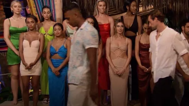 Pretty Little Thing Cut Out Midaxi Dress worn by Kate Gallivan as seen in Bachelor in Paradise (S08E10)