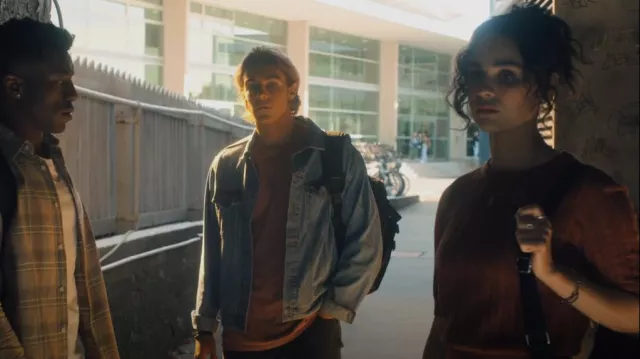 Princess Highway Brooke Knit Fitted Top Brown worn by Bronwyn Rojas (Marianly Tejada) as seen in One of Us Is Lying (S02E01)