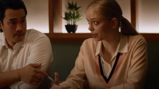 Sandro Viken Cash­mere-Blend Sweater worn by Sabine (Rebecca Olson) as seen in Kung Fu (S03E05)
