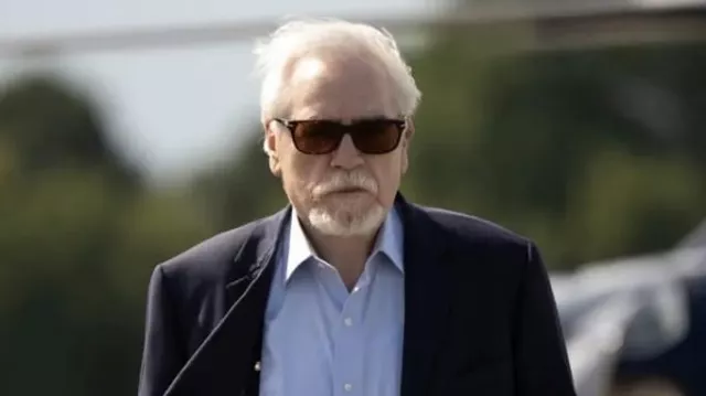 Persol 3099-S 59mm Sunglasses 24/81 worn by Logan Roy (Brian Cox) in Succession TV series outfits (Season 3 Episode 1)
