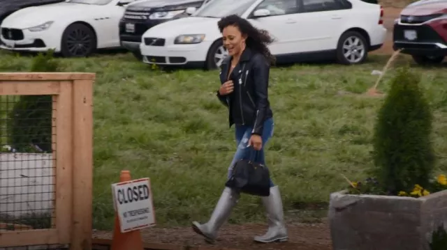 Hunter Cosmic Rain Boots worn by Ashley Darby as seen in The Real Housewives of Potomac (S07E05)