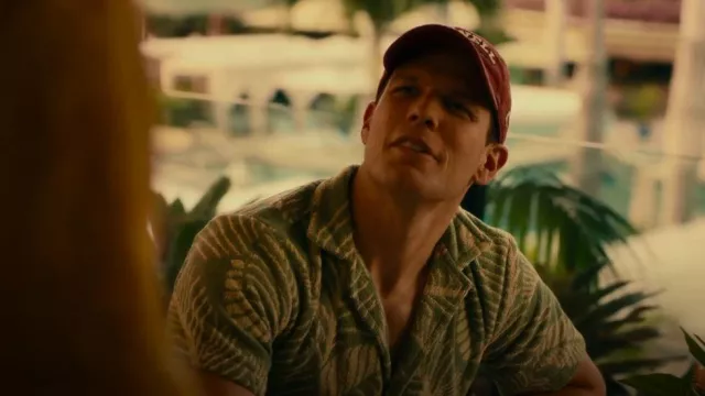 OAS Banana Leaf Terry Shirt worn by Shane Patton (Jake Lacy) as seen in The White Lotus (S01E05)