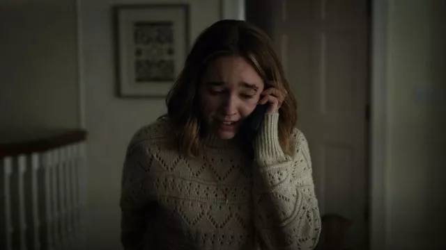 French Connection Womens Jinx High Neck Jumper worn by Angelina Meyer (Holly Taylor) as seen in Manifest (S04E06)