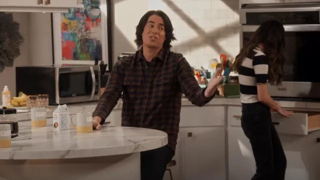 Faherty Legend Sweater Shirt worn by Spencer Shay (Jerry Trainor) as seen in iCarly (S01E09)