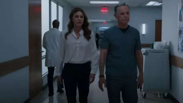 Hobbs London Safi Blouse worn by Kit Voss (Jane Leeves) as seen in The Resident (S06E07)