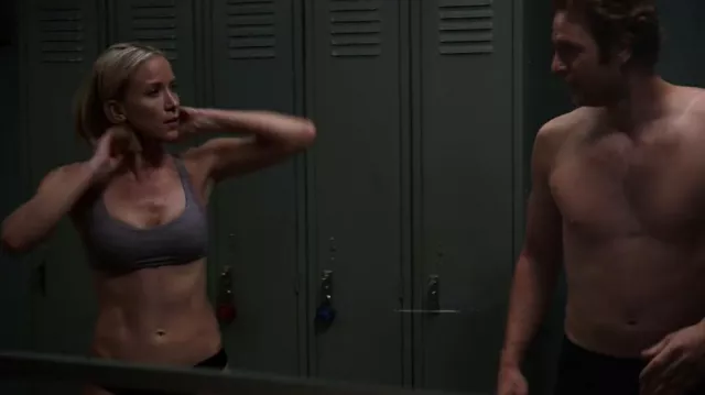 Lululemon Free to Be Bra worn by Dr. Hannah Asher (Jessy Schram) as seen in Chicago Med (S08E07)