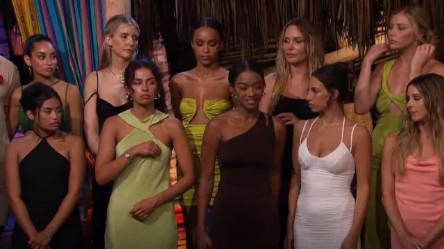orange summer mini dress Hurts Like Hell Strapless Mini Dress