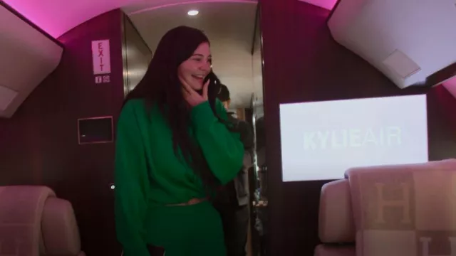 The Attico Hooded Sweatshirt worn by Kylie Jenner as seen in The Kardashians (S02E08)