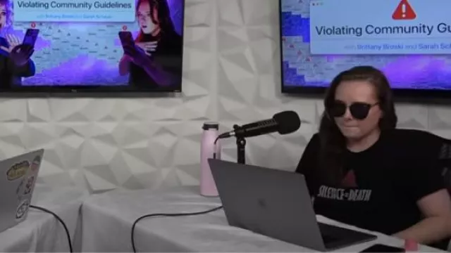 Act Up Icon­ic “Si­lence = Death” T-Shirt worn by Sarah Schauer as seen in Violating Community Guidelines Season 1 Episode 4
