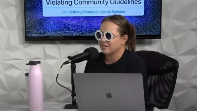 Walmart Sunglasses Daisy Floral Eyewear Glasses Round worn by Sarah Schauer as seen in Violating Community Guidelines Season 1 Episode 12