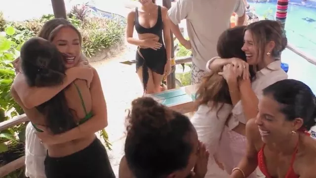 Jupe Waimari Chloé portée par Rachel Recchia vue dans Bachelor in Paradise (S08E13)